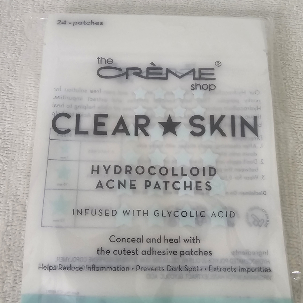 The Crème Shop Clear Skin Hydrocolloid Acne Patches- 24 Patches Per Pack-6 Packs
